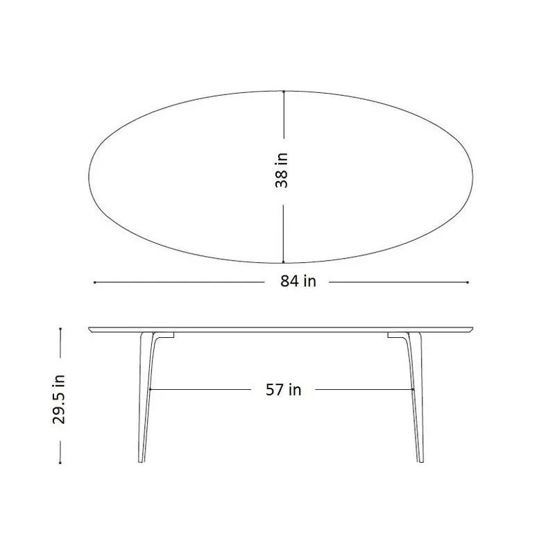 Oval Dining Table