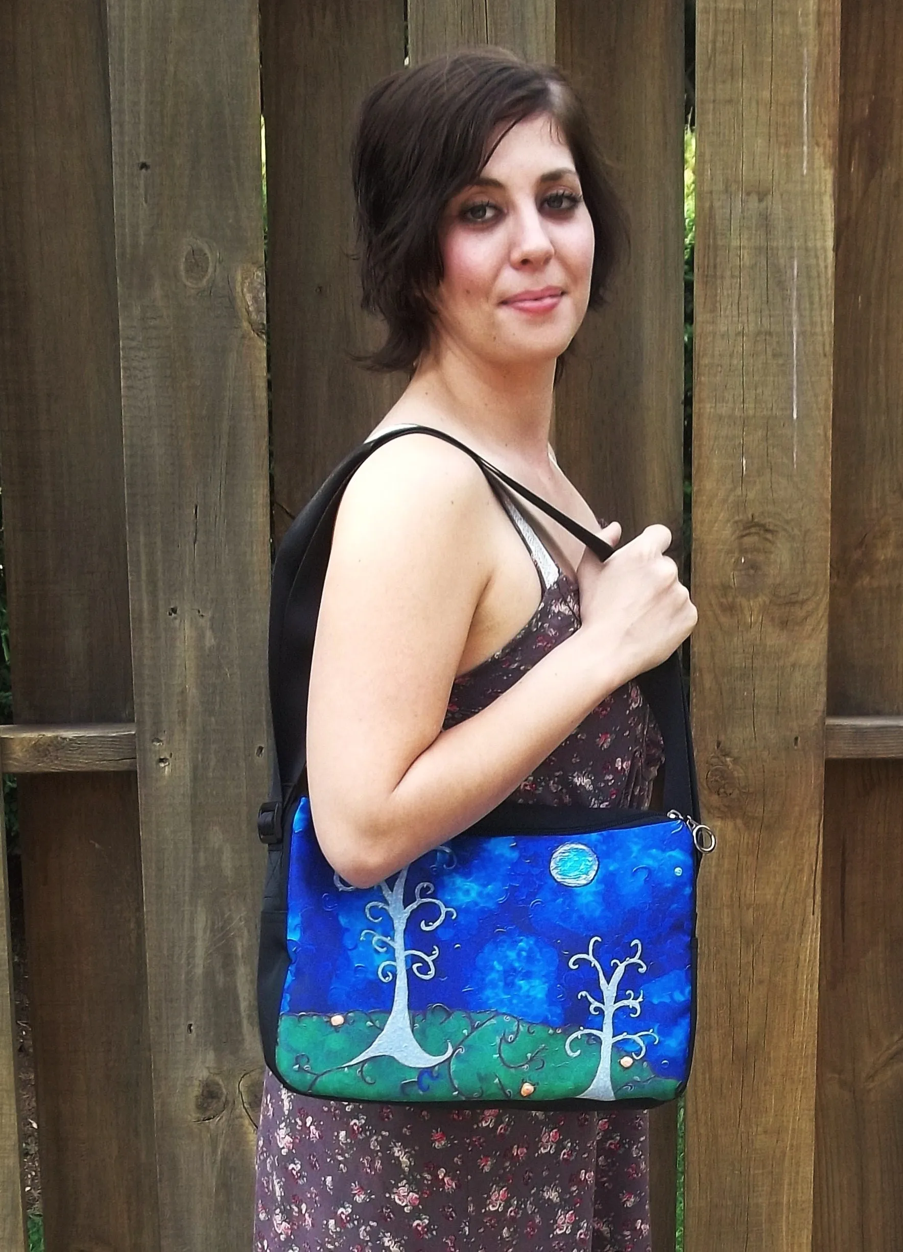 Panda Signature Messenger Bag- Pensive Panda