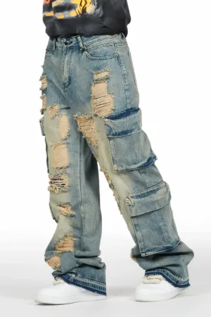 Peppe Blue Baggy Fit Jean