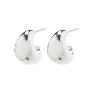 Pilgrim - Alexane Recycled Chunky Mini Hoop Earrings - Silver