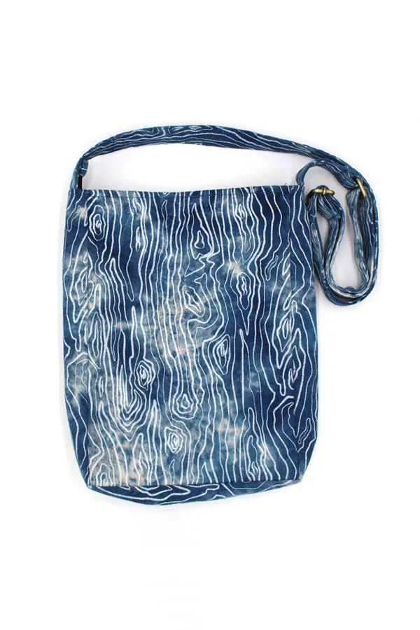 Printed Tie-Dye Messenger Bag