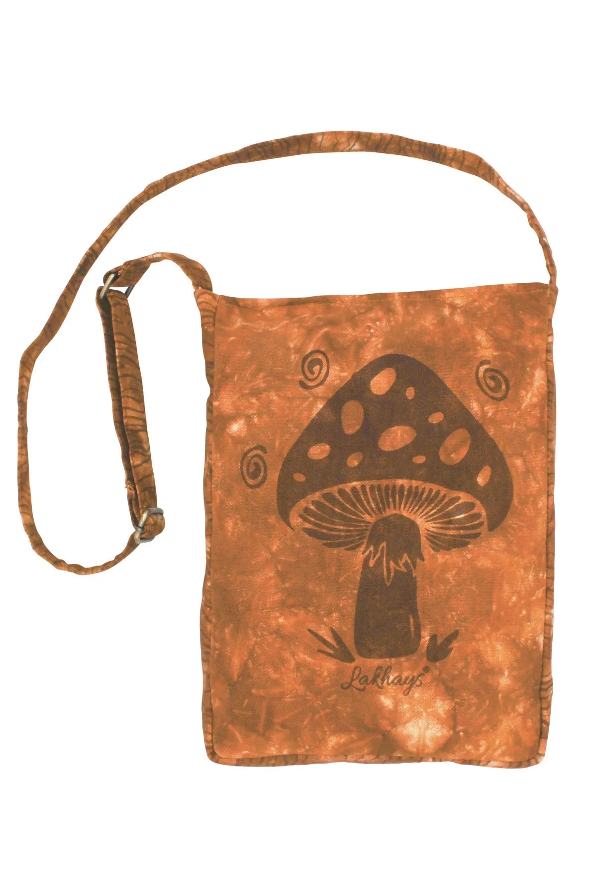 Printed Tie-Dye Messenger Bag