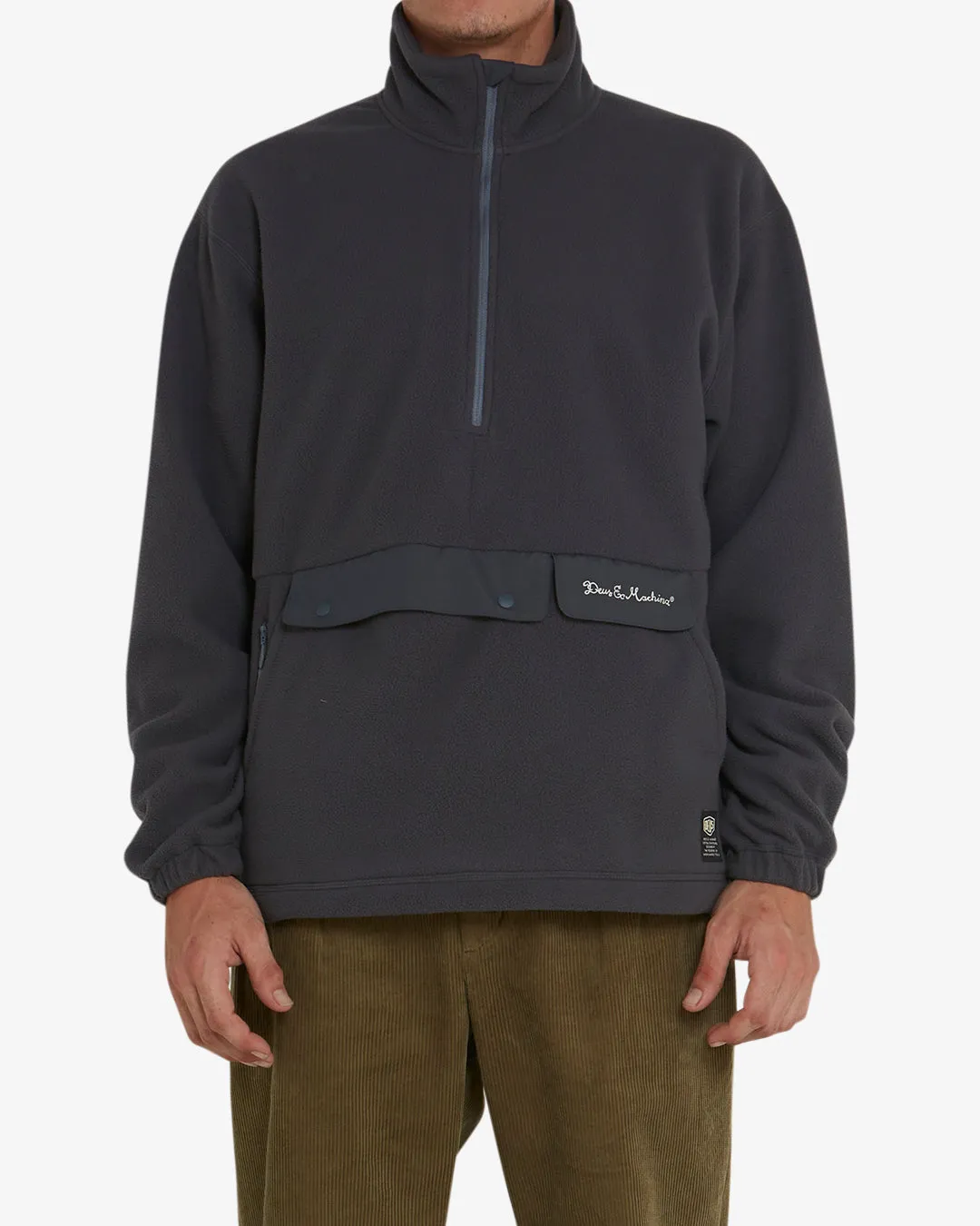 Ridgeline Fleece Pullover - Lead Grey