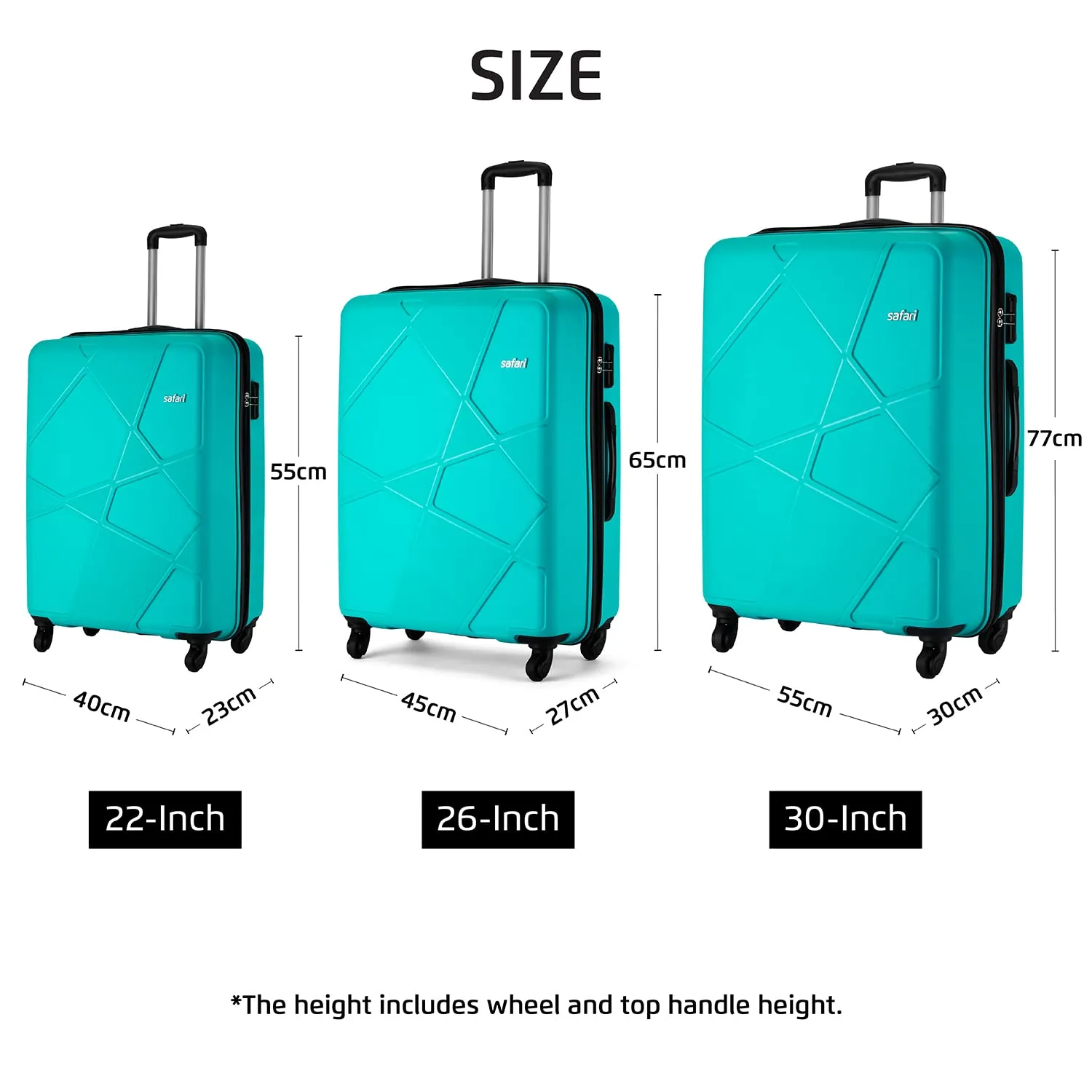 Safari Pentagon Hardside PP Luggage