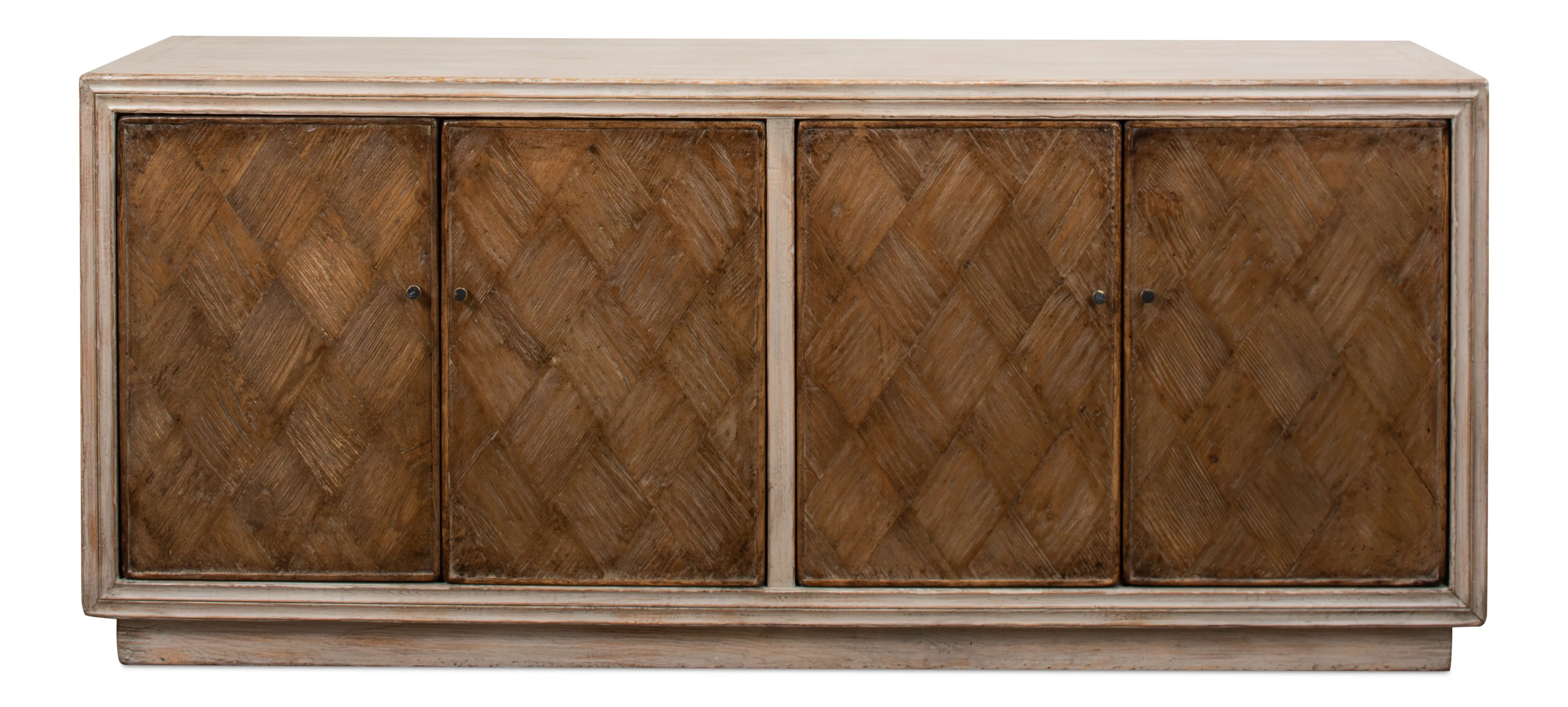 Sarreid - Argyle Sideboard  4 Doors  Stone Grey - Grey - Transitional