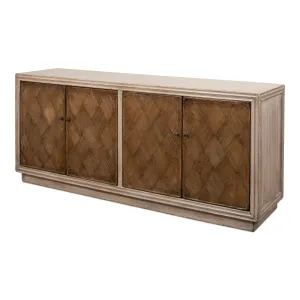 Sarreid - Argyle Sideboard  4 Doors  Stone Grey - Grey - Transitional