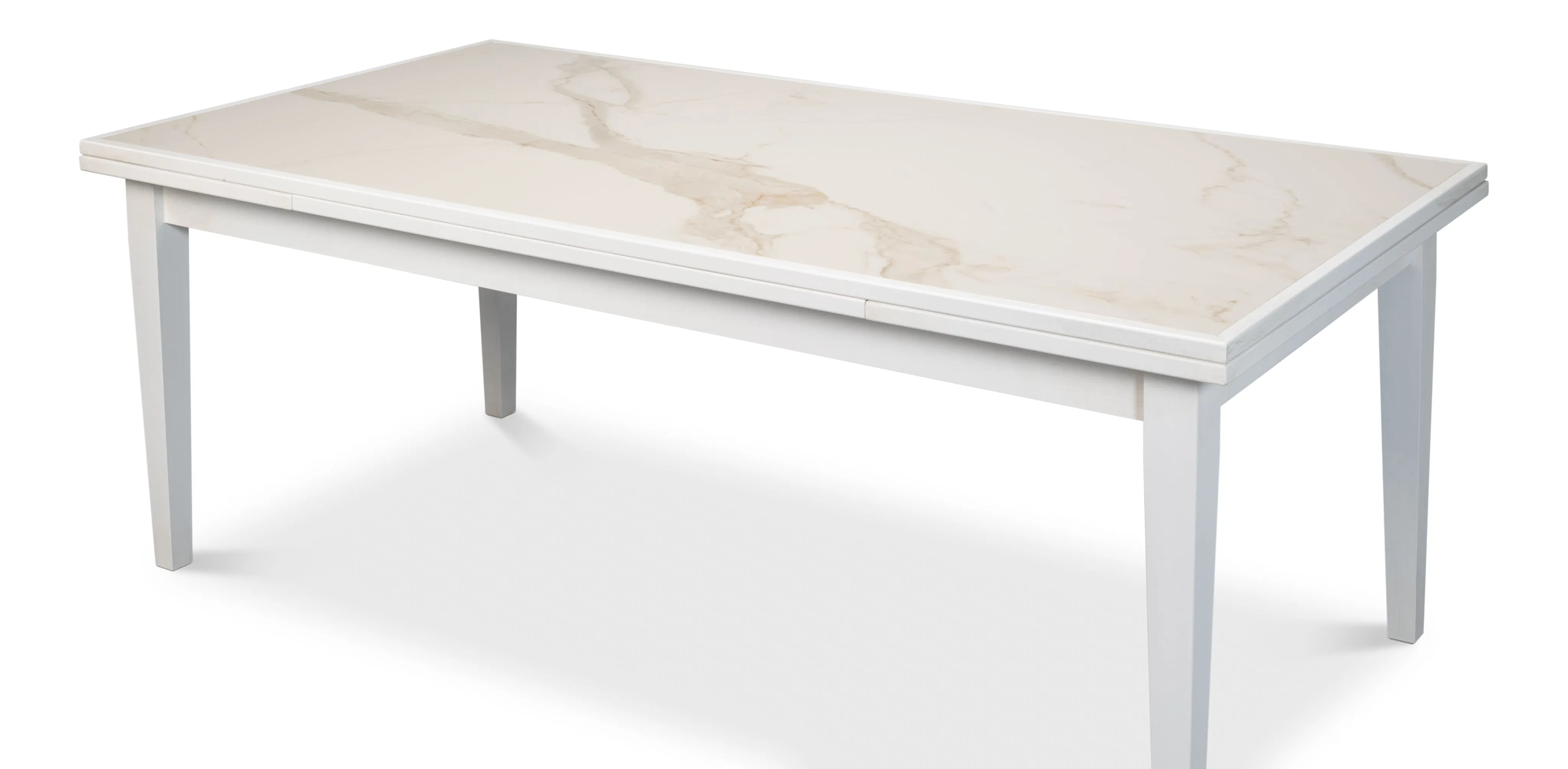 Sarreid - Rect. Extension Dining Table  As Shown - Grey - Eclectic