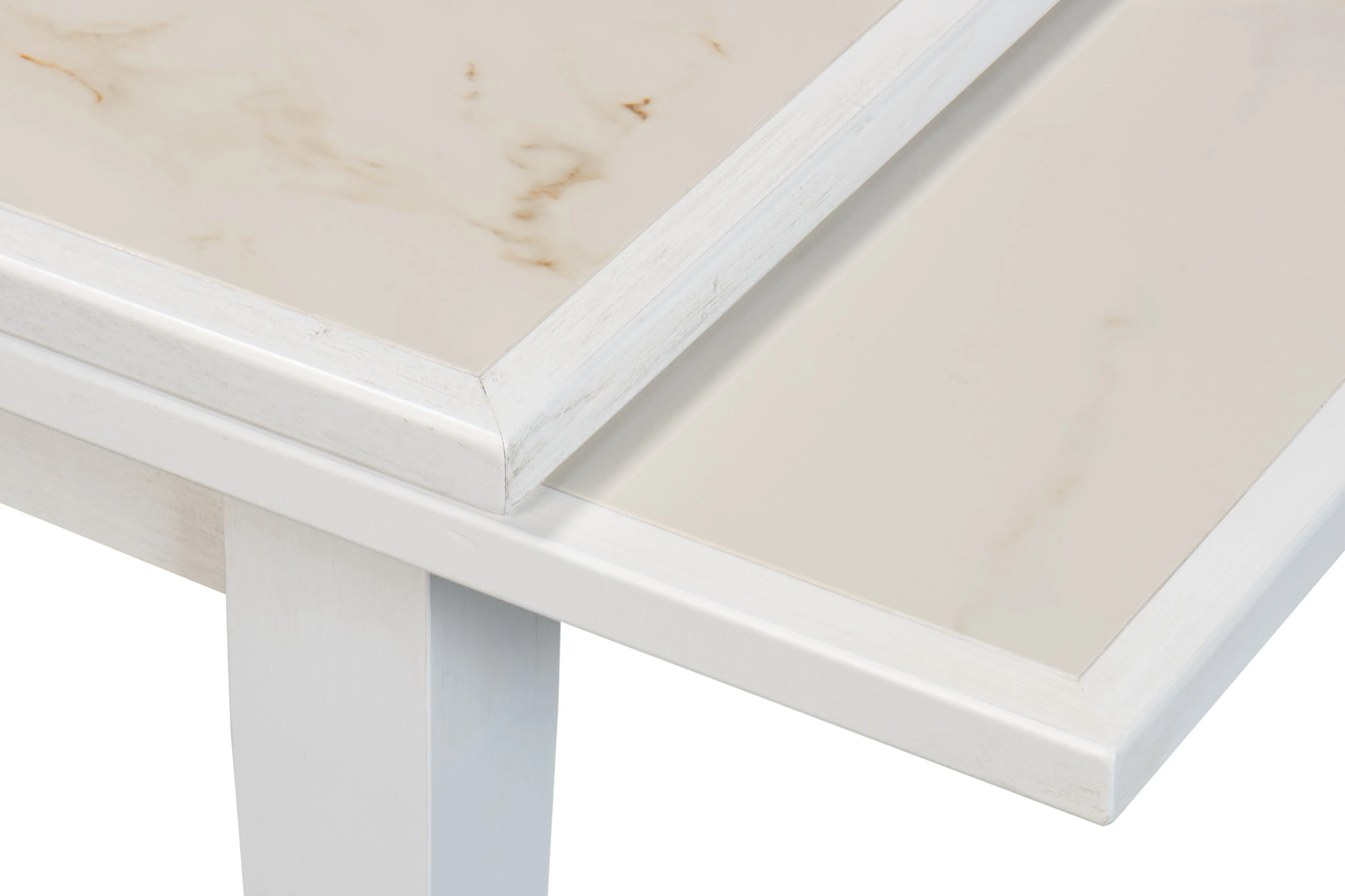 Sarreid - Rect. Extension Dining Table  As Shown - Grey - Eclectic