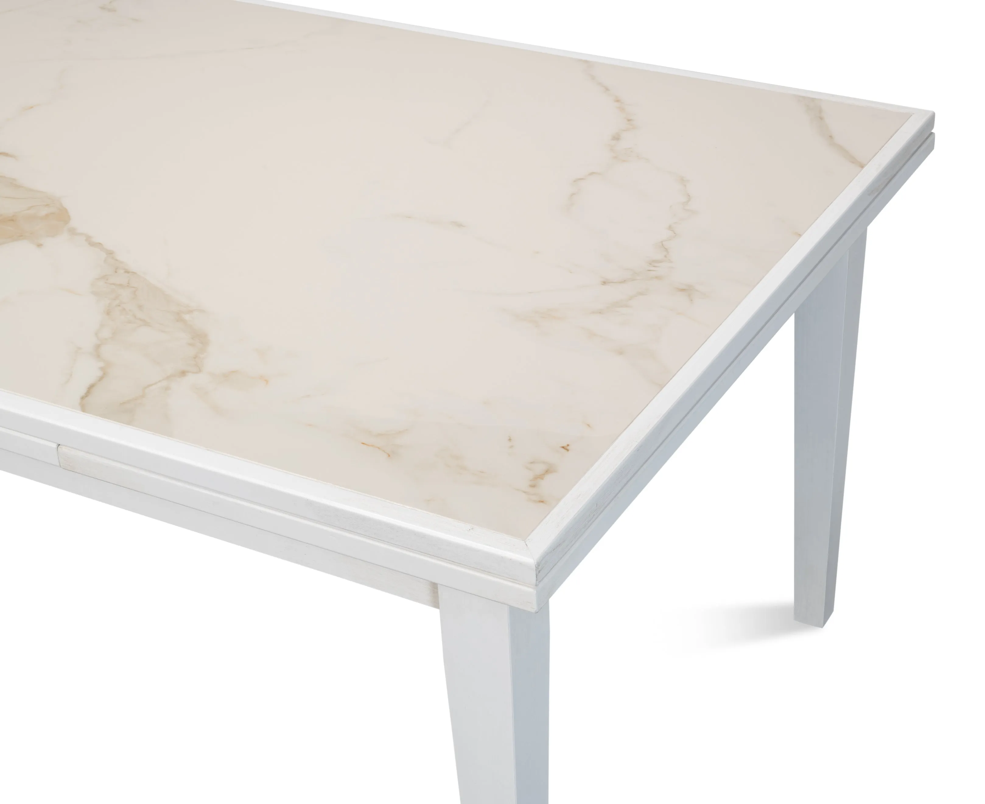 Sarreid - Rect. Extension Dining Table  As Shown - Grey - Eclectic