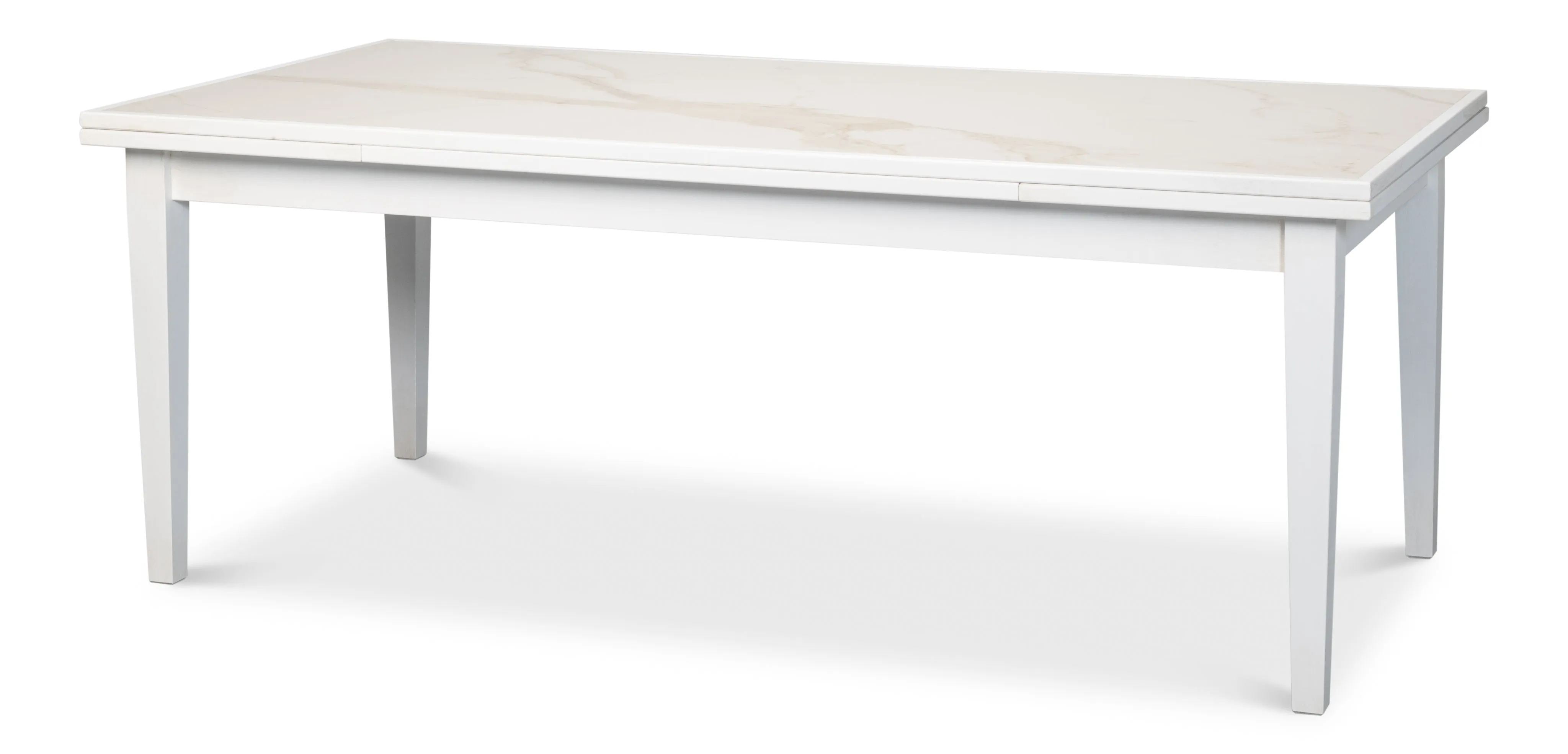 Sarreid - Rect. Extension Dining Table  As Shown - Grey - Eclectic