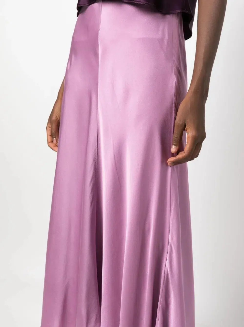 SILK SATIN SKIRT