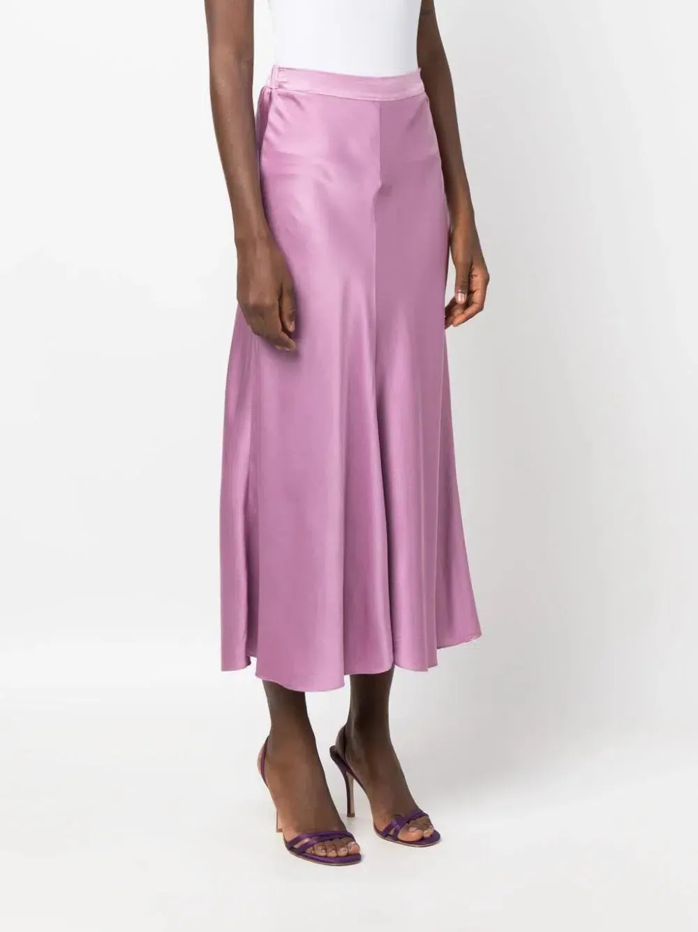 SILK SATIN SKIRT