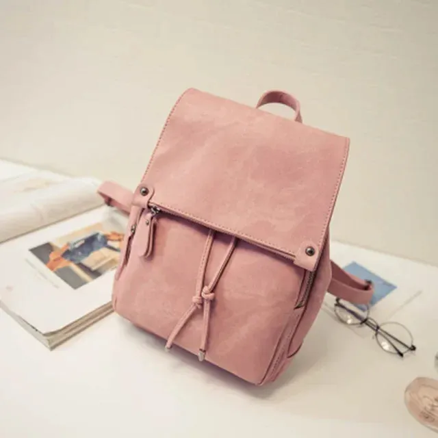 Sohiwoo Canvas College Pink Ladies' Travel School Girls For Backpacks Black Backpack Women Teenage Bags Bags