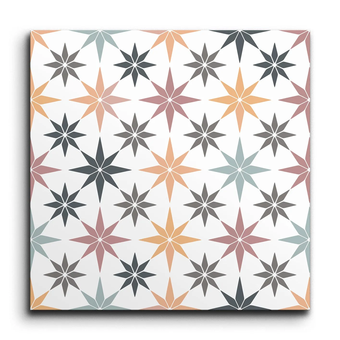 Starburst Encaustica: Timeless Elegance Tile