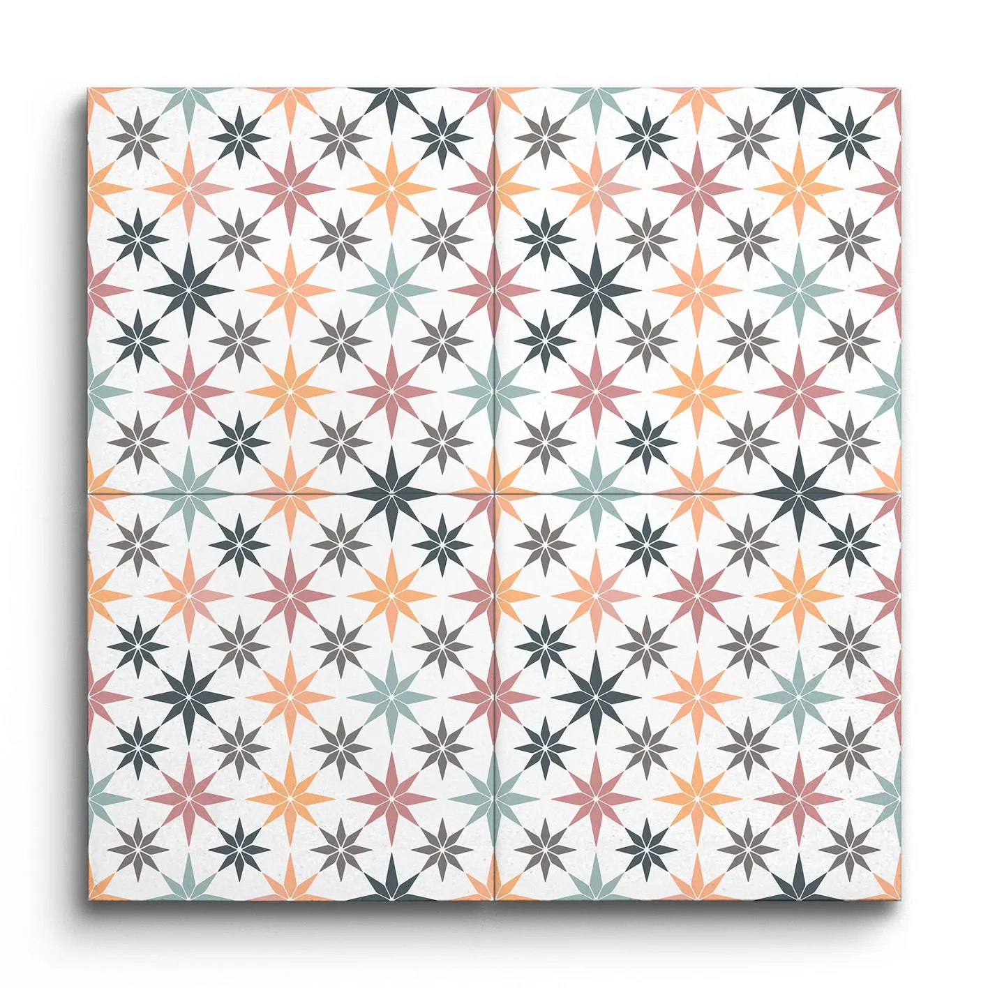 Starburst Encaustica: Timeless Elegance Tile