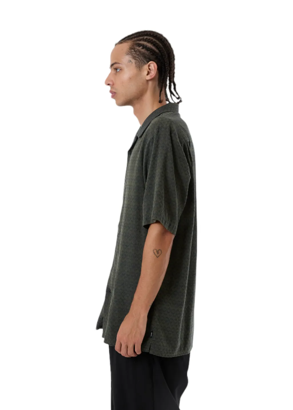 THRILLS - Airborne Bowling Shirt - Grape Leaf