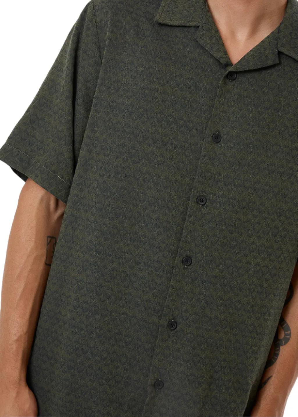 THRILLS - Airborne Bowling Shirt - Grape Leaf