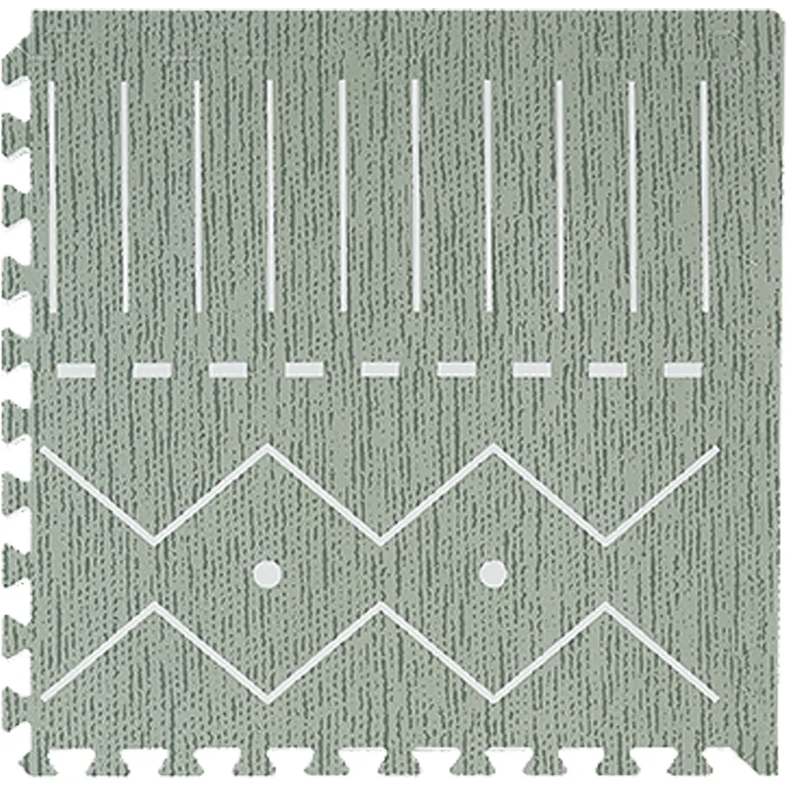 Toddlekind Premium Foam Playmats | Berber - Moss