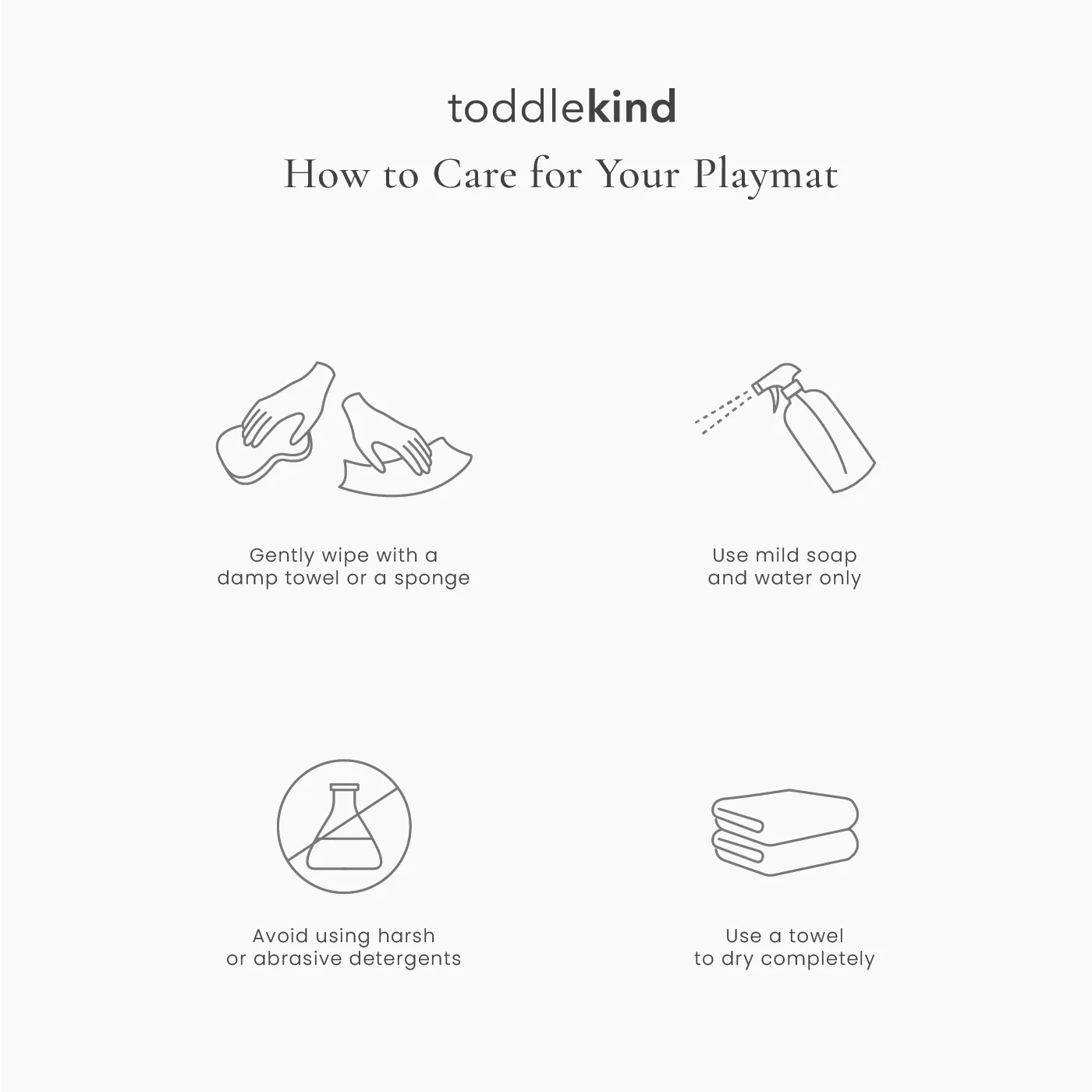 Toddlekind Premium Foam Playmats | Kyte - Mocha