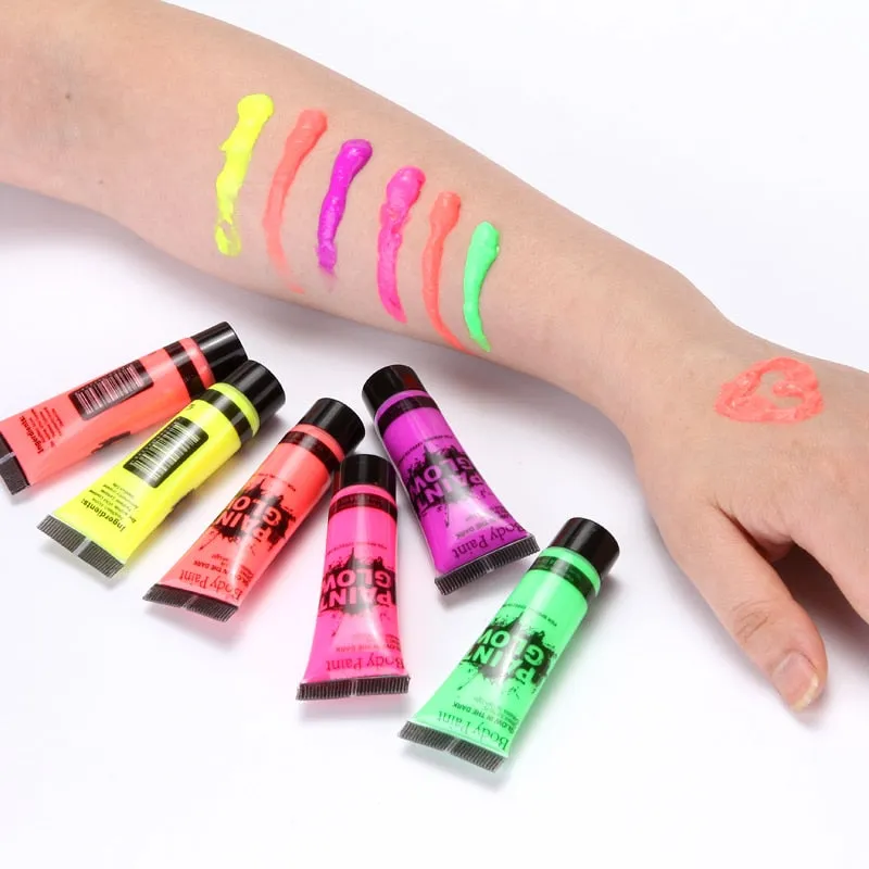 Trendy Neon Halloween Body Paint