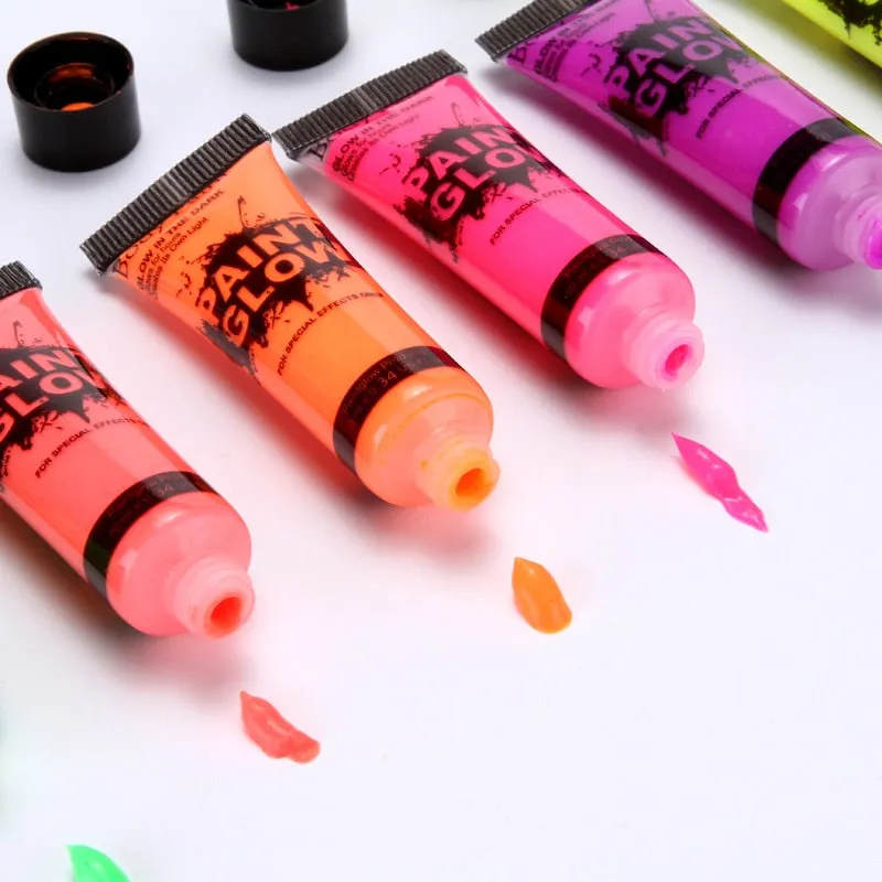 Trendy Neon Halloween Body Paint