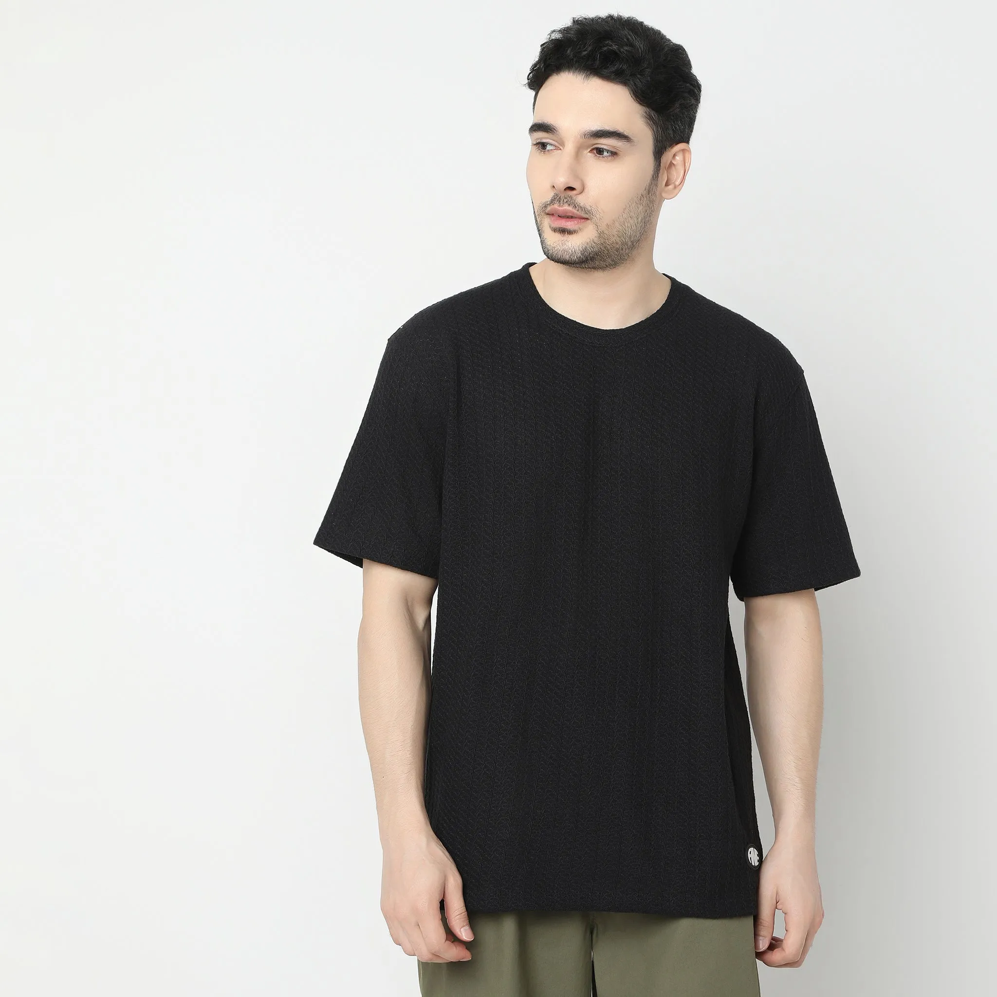 Trendy Oversized Structured T-Shirt
