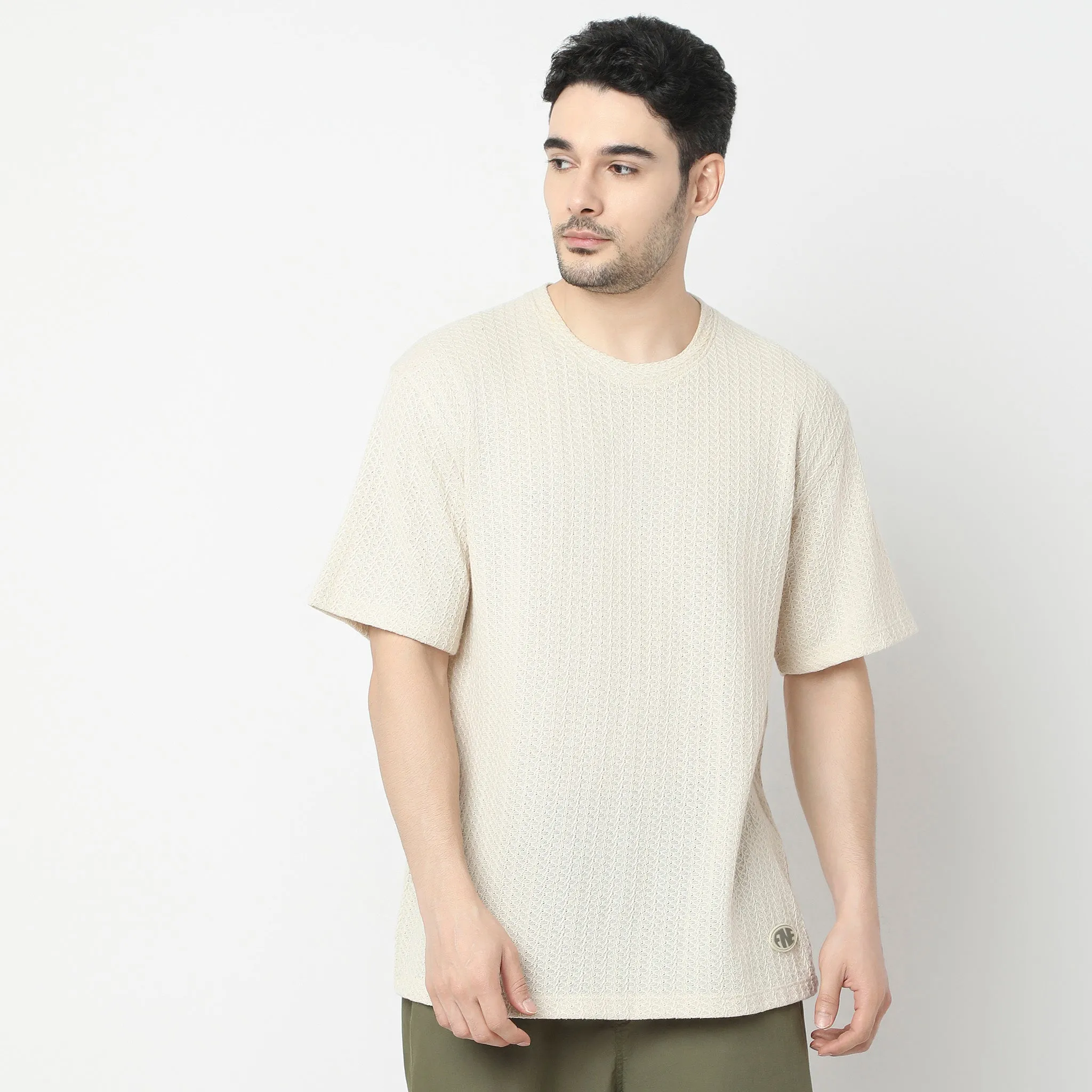 Trendy Oversized Structured T-Shirt