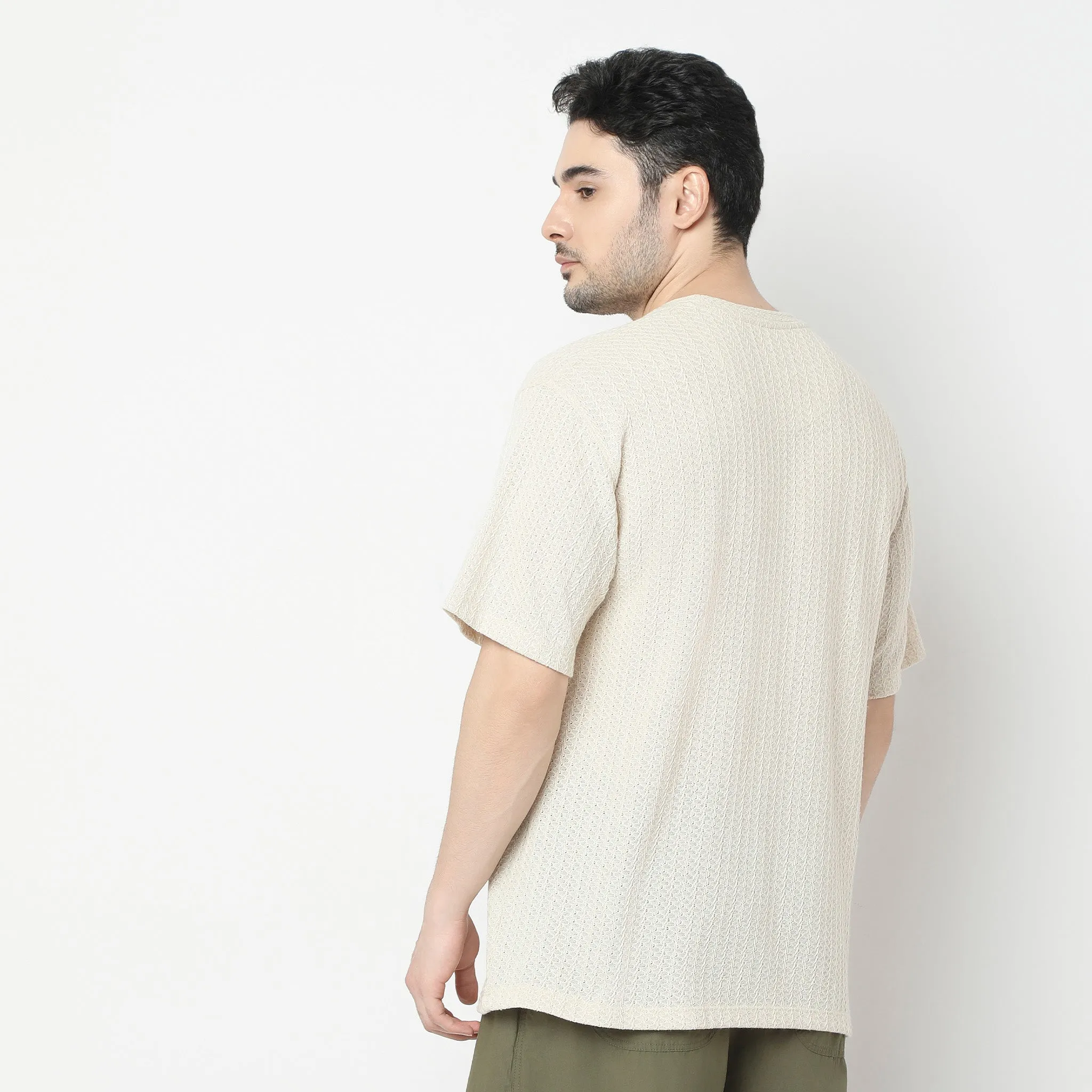 Trendy Oversized Structured T-Shirt