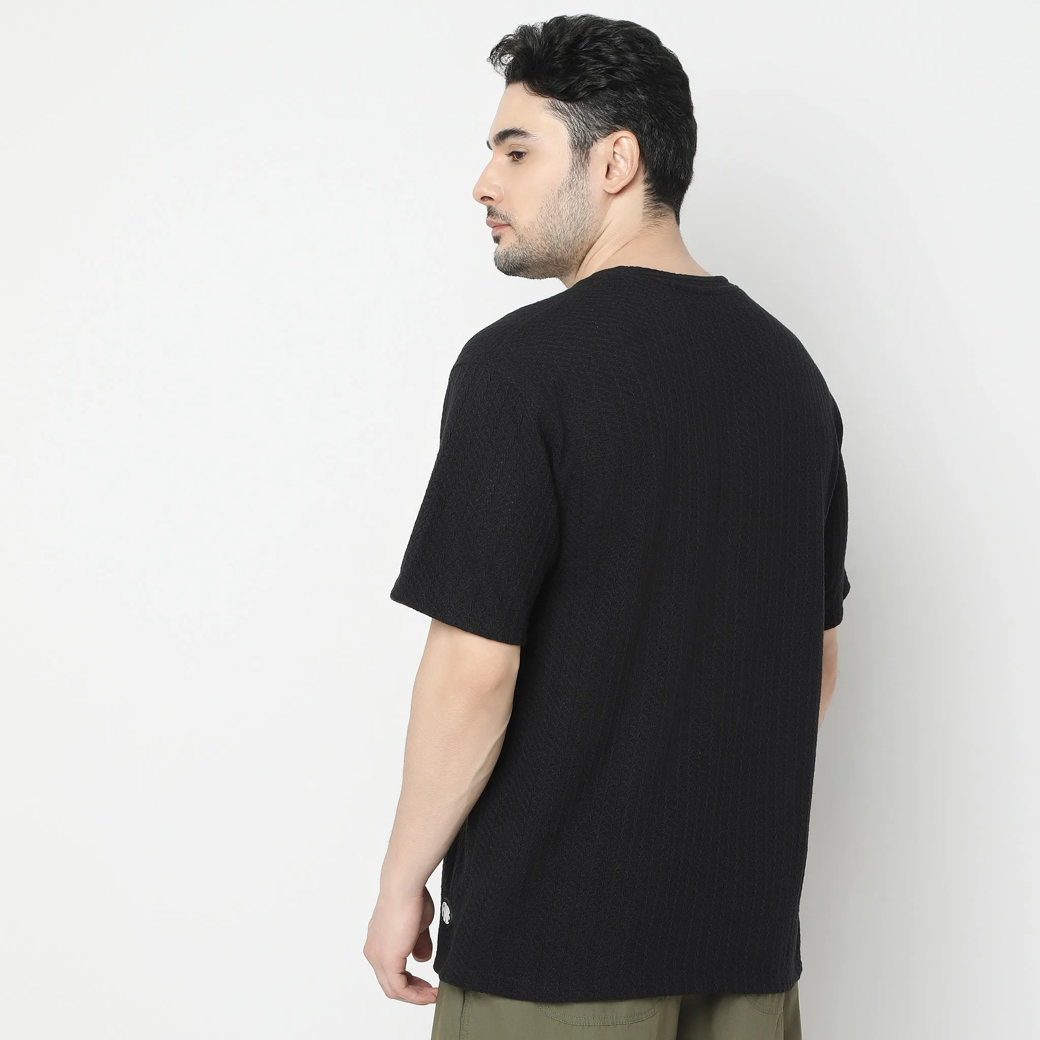 Trendy Oversized Structured T-Shirt