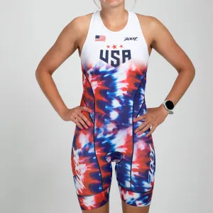 Women's Ltd Sprint Tri Backzip Racesuit - Freedom