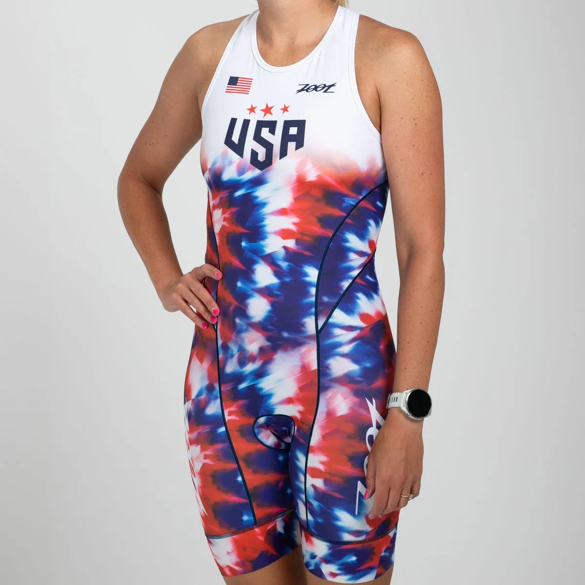 Women's Ltd Sprint Tri Backzip Racesuit - Freedom