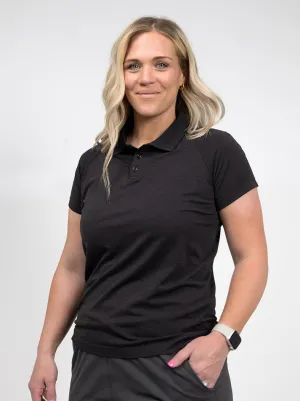 Women's Rise Polo Black